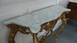 Louis XV Style French Beautifully Carved Gilt Console Table | Antique & Vintage | Moonee Ponds Antiques | Australia Wide Delivery