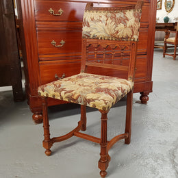French Walnut Carved Chair
