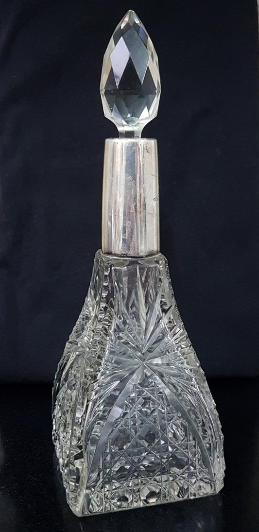 Victorian Cut Crystal Scent Bottle