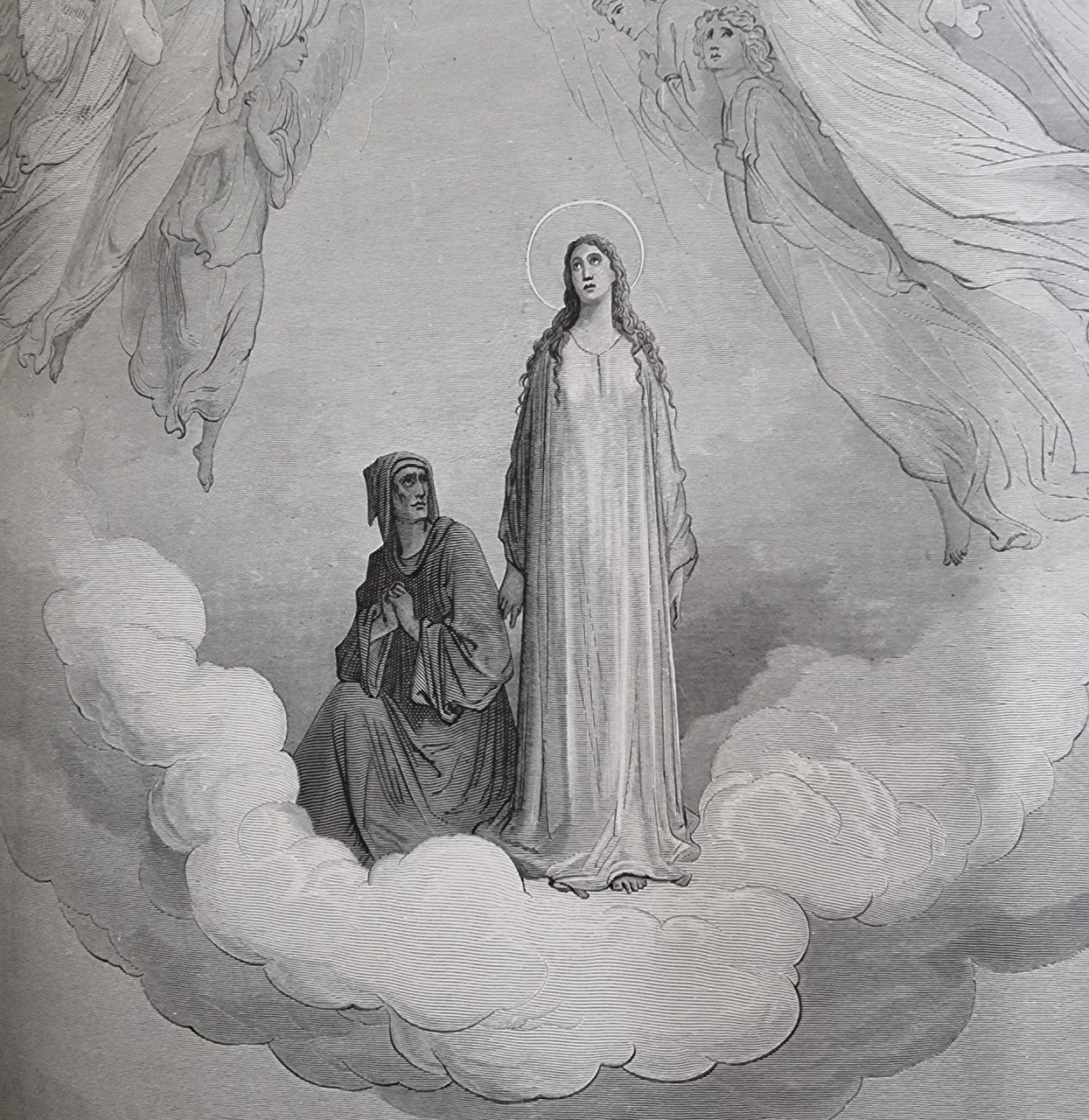 Dantes The Vision of Purgatory & Paradise together with The Vision of Hell 2 Volumes | Antique & Vintage | Moonee Ponds Antiques | Australia Wide Delivery