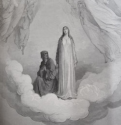 Dantes The Vision of Purgatory & Paradise together with The Vision of Hell 2 Volumes | Antique & Vintage | Moonee Ponds Antiques | Australia Wide Delivery