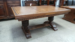 French Oak Extension Table-2 | Antique & Vintage | Moonee Ponds Antiques | Australia Wide Delivery