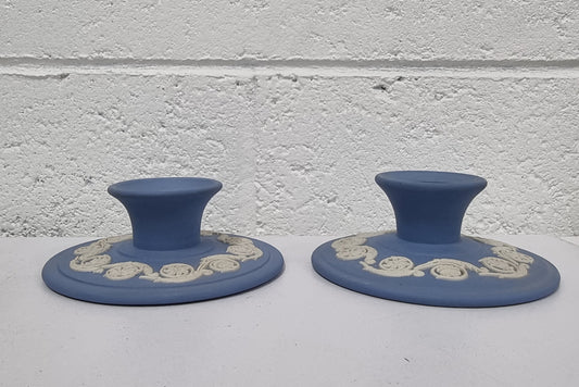 Lovely Pair of Wedgwood Candlesticks