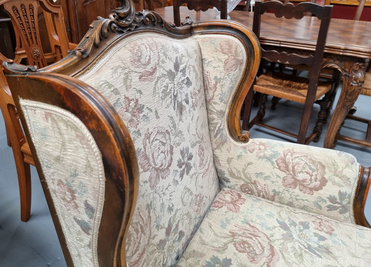 Beautiful Pair of French Gilt and Upholstered Bergere Chairs | Antique & Vintage | Moonee Ponds Antiques | Australia Wide Delivery