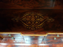 French Flame Mahogany Secretaire a Abattant | Antique & Vintage | Moonee Ponds Antiques | Australia Wide Delivery