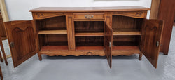 French Walnut Louis XV Style Three Door Sideboard | Antique & Vintage | Moonee Ponds Antiques | Australia Wide Delivery