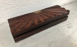 Vintage East Indian Rosewood Hand Carved Box | Antique & Vintage | Moonee Ponds Antiques | Australia Wide Delivery