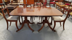 Good Quality Vintage Mahogany Regency Style Extension Table Dining Setting | Antique & Vintage | Moonee Ponds Antiques | Australia Wide Delivery