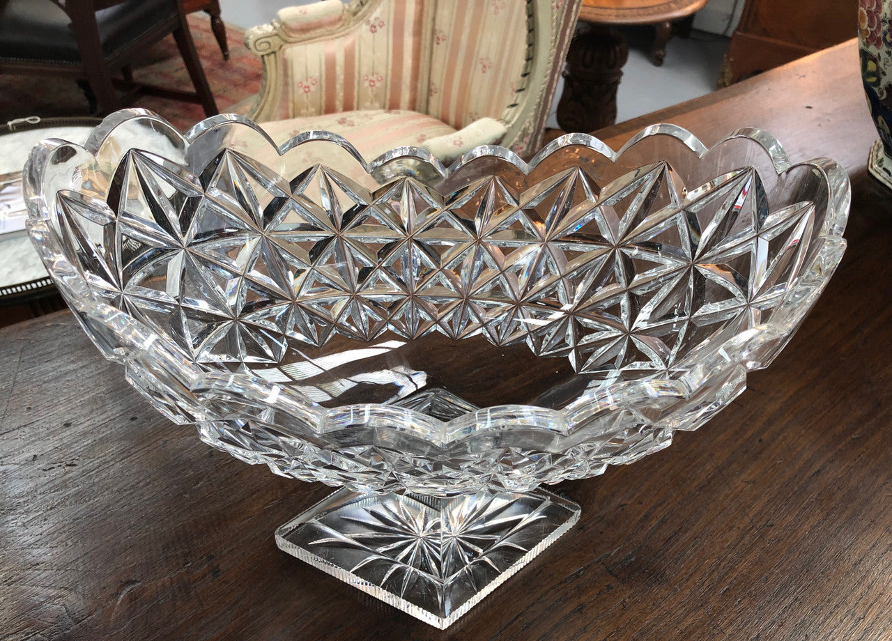 Beautiful Cut Crystal Bowl | Antique & Vintage | Moonee Ponds Antiques | Australia Wide Delivery