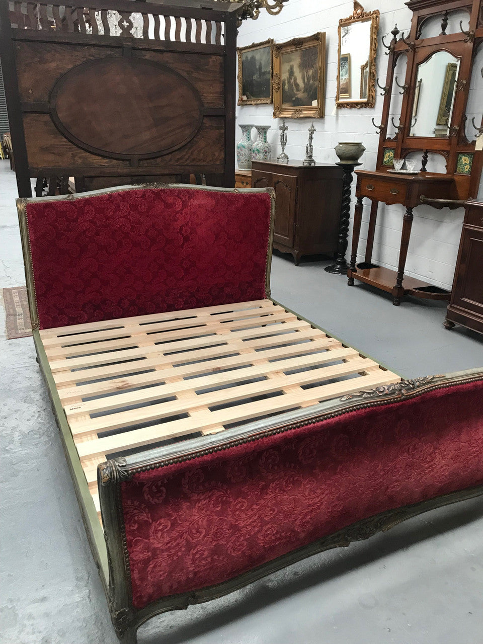 Antique Louis XV Style French Queen Size Bed | Antique & Vintage | Moonee Ponds Antiques | Australia Wide Delivery