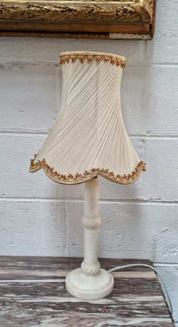 Vintage White Marble Table Lamp Base | Antique & Vintage | Moonee Ponds Antiques | Australia Wide Delivery