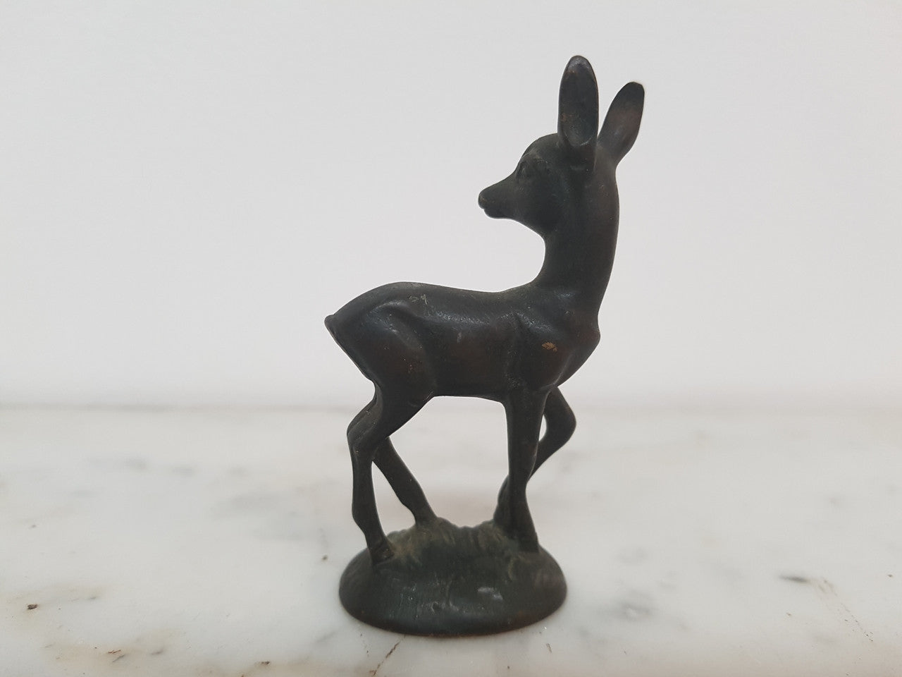 Signed Miniature Bronze Deer | Antique & Vintage | Moonee Ponds Antiques | Australia Wide Delivery