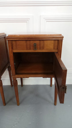 Fabulous Pair of French Bedside Cabinets | Antique & Vintage | Moonee Ponds Antiques | Australia Wide Delivery