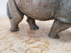 Carved Stone Rhinoceros | Antique & Vintage | Moonee Ponds Antiques | Australia Wide Delivery