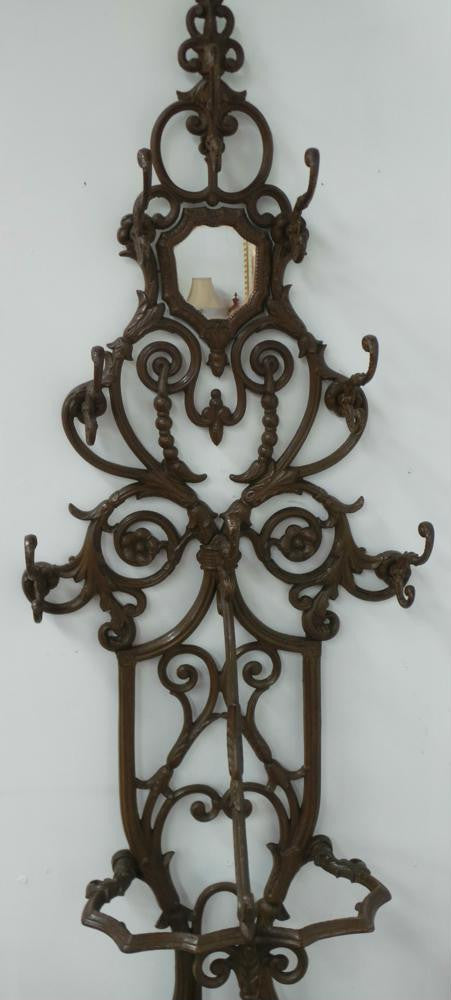 Decorative Antique Cast Iron Coat And Umbrella Stand