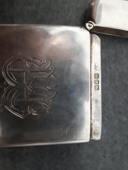 Victorian Silver Birmingham Card Case Hallmarked 1887 | Antique & Vintage | Moonee Ponds Antiques | Australia Wide Delivery