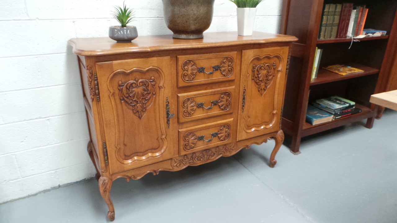 Beautiful Carved French Oak Sideboard | Antique & Vintage | Moonee Ponds Antiques | Australia Wide Delivery