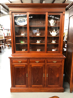 Attractive Late Victorian-Edwardian Cedar Book Case | Antique & Vintage | Moonee Ponds Antiques | Australia Wide Delivery