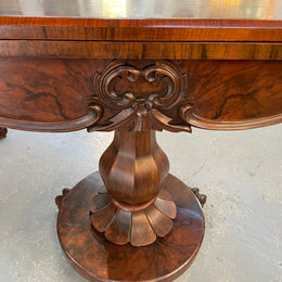 Decorative Early Victorian Rosewood card table in good original condition.