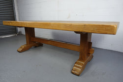 Amazing Rustic Oak French 10 Seater Refectory Farmhouse Table | Antique & Vintage | Moonee Ponds Antiques | Australia Wide Delivery
