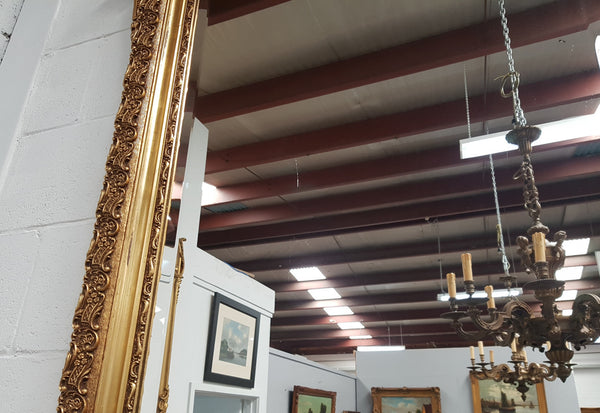 A stunning French 19th century gilded wall mirror in good original condition.