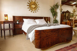 Modernist French Art Deco Bed | Antique & Vintage | Moonee Ponds Antiques | Australia Wide Delivery
