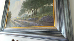 Framed Landscape Country Scene Canvas | Antique & Vintage | Moonee Ponds Antiques | Australia Wide Delivery