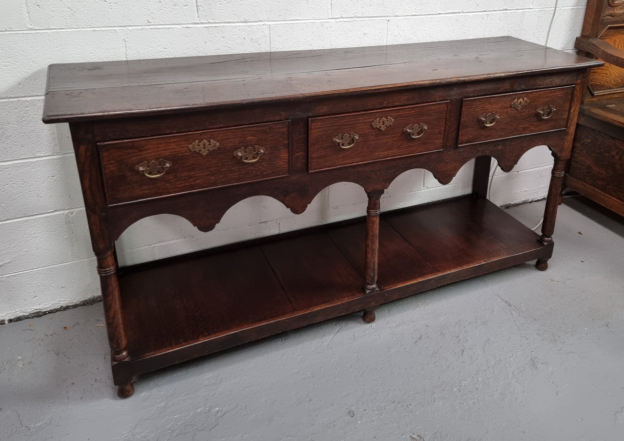Beautiful Early 19th Century Dark Oak Dresser | Antique & Vintage | Moonee Ponds Antiques | Australia Wide Delivery
