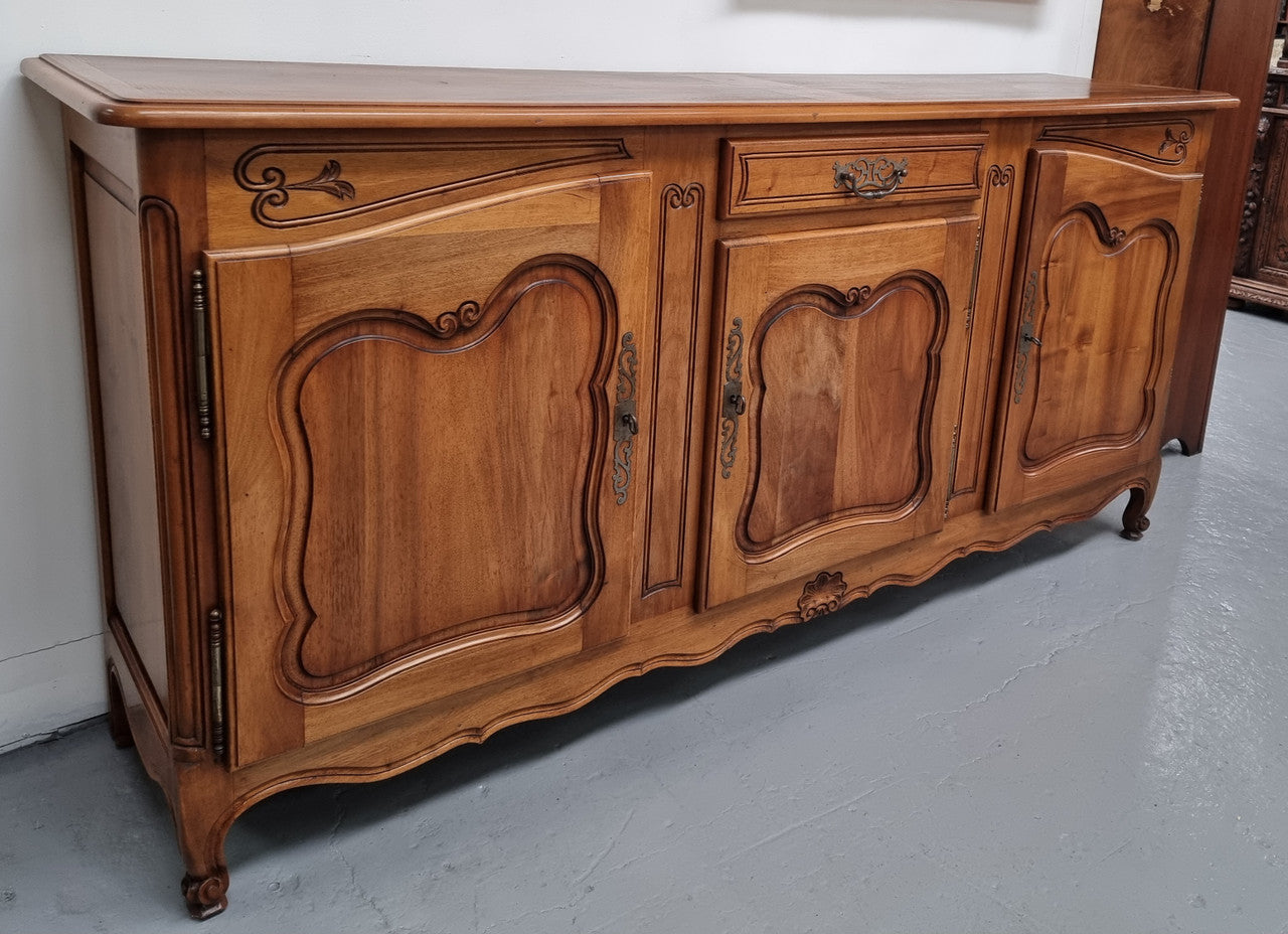 French Walnut Louis XV Style Three Door Sideboard | Antique & Vintage | Moonee Ponds Antiques | Australia Wide Delivery