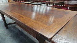 A Large French Farmhouse Oak Extension Table | Antique & Vintage | Moonee Ponds Antiques | Australia Wide Delivery