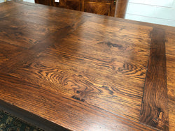 Amazing Antique French 19th Century Oak Parquetry Top Extension Table | Antique & Vintage | Moonee Ponds Antiques | Australia Wide Delivery