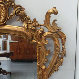 An Early 19 th Century Rare Rococo Highly Decorative Large Mirror