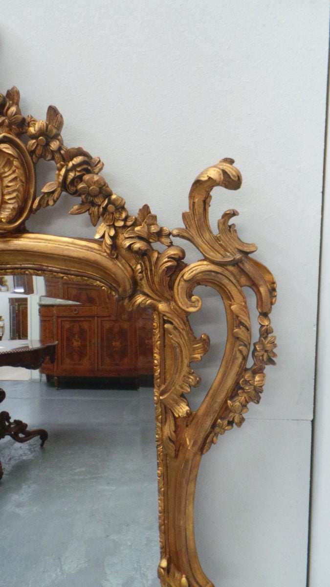 An Early 19 th Century Rare Rococo Highly Decorative Large Mirror | Antique & Vintage | Moonee Ponds Antiques | Australia Wide Delivery