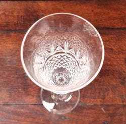 Set of Eight Crystal Champagne Glasses | Antique & Vintage | Moonee Ponds Antiques | Australia Wide Delivery