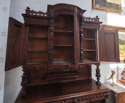 Spectacular French Antique Walnut Renaissance Style Buffet | Antique & Vintage | Moonee Ponds Antiques | Australia Wide Delivery
