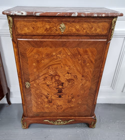 Elegant French Transitional Style Walnut & Kingwood Salon Cabinet with Marquetry Inlay | Antique & Vintage | Moonee Ponds Antiques | Australia Wide Delivery