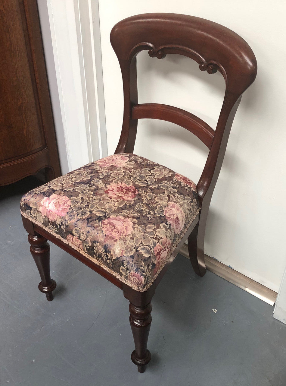 Victorian Upholstered Single Chairs