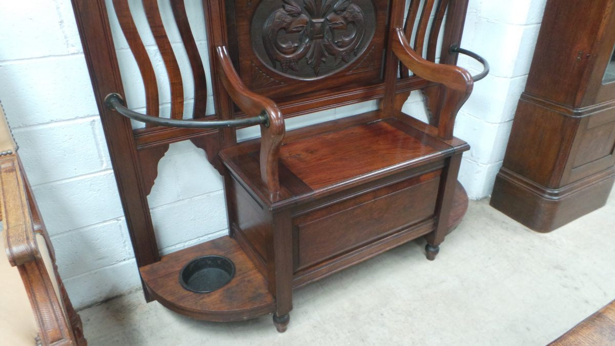 Australian Arts and Crafts Blackwood Hall Stand | Antique & Vintage | Moonee Ponds Antiques | Australia Wide Delivery