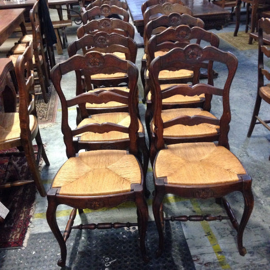 Set 10 French Provincial Dining Chairs-1