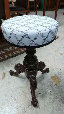 Victorian Piano Stool | Antique & Vintage | Moonee Ponds Antiques | Australia Wide Delivery