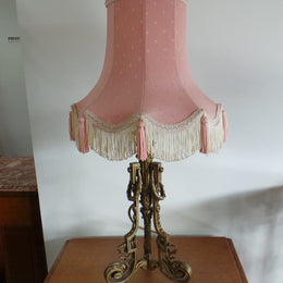Antique French Bronze Table Lamp