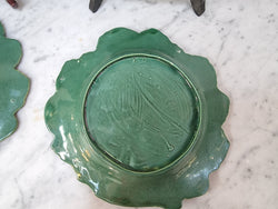 Set of 6 Victorian Majolica Grape Vine Plates | Antique & Vintage | Moonee Ponds Antiques | Australia Wide Delivery