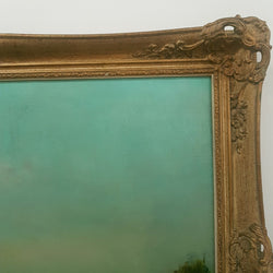 Stunning French Framed Oil On Canvas By Belgian Artist (Staf Stientjes) | Antique & Vintage | Moonee Ponds Antiques | Australia Wide Delivery