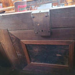 Stunning 18th Century solid French oak Cassone. It has plently of storage space inside along with two drawers at the bottom. It has loads of charter and has been sourced from France. It is in good original detailed condition.