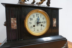 French Clock With A Marly Horse | Antique & Vintage | Moonee Ponds Antiques | Australia Wide Delivery