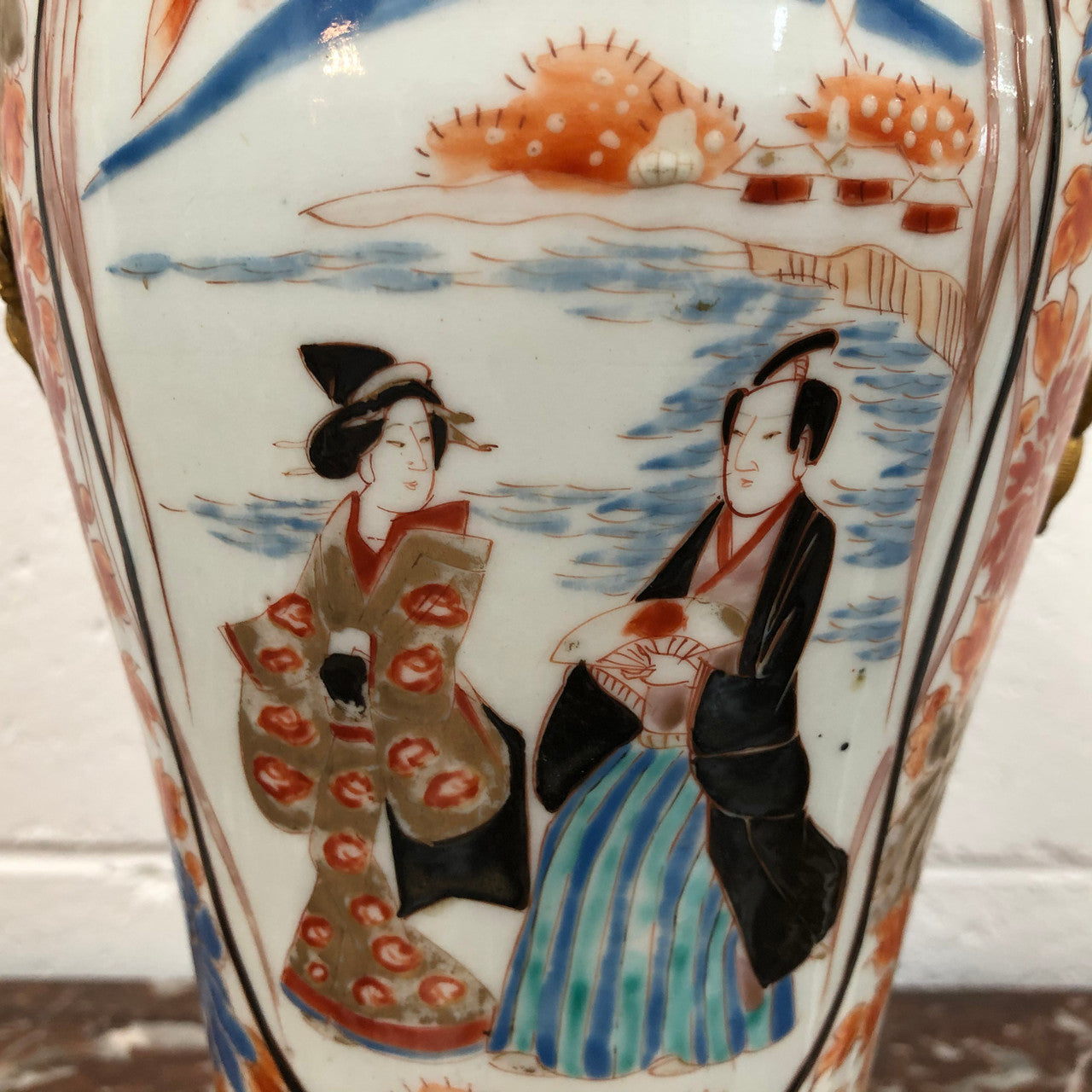 Japanese Imari Style Lamp Base | Antique & Vintage | Moonee Ponds Antiques | Australia Wide