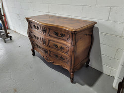 Impressive French Louis 15th Style Three Drawer Commode | Antique & Vintage | Moonee Ponds Antiques | Australia Wide Delivery