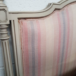 French Queen Size Upholstered Bed