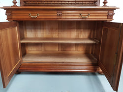 French Walnut Henry II Style Sideboard-Buffet With Superb Carving | Antique & Vintage | Moonee Ponds Antiques | Australia Wide Delivery