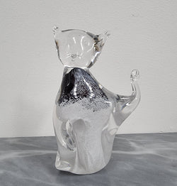 Signed Swedish Minne Fran Art Glass Cat | Antique & Vintage | Moonee Ponds Antiques | Australia Wide Delivery